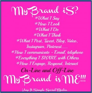 YOU are YOUR Brand