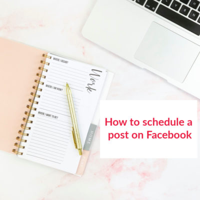 How to Schedule a Post on Facebook